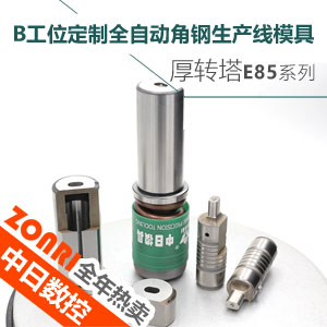 厚轉塔E90 B工位定制全自動(dòng)角鋼生產(chǎn)線(xiàn)模具